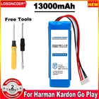 Аккумулятор GSP1029102 01 на 13000 мАч для мини-динамика Harman Kardon Go Play, литий-полимерный аккумулятор для JBL Go Play