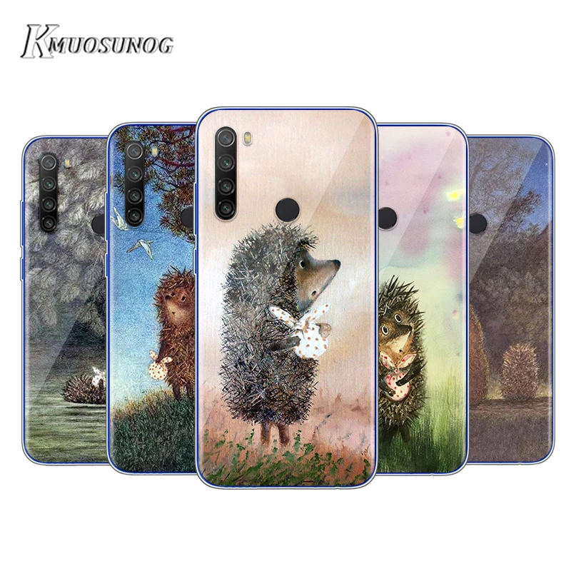 

Transparent Silicone Cover Hedgehog in the Fog For Xiaomi Redmi Note 9 9S Max 8T 8 7 6 5 Pro 5A 4X 4 Phone soft Case