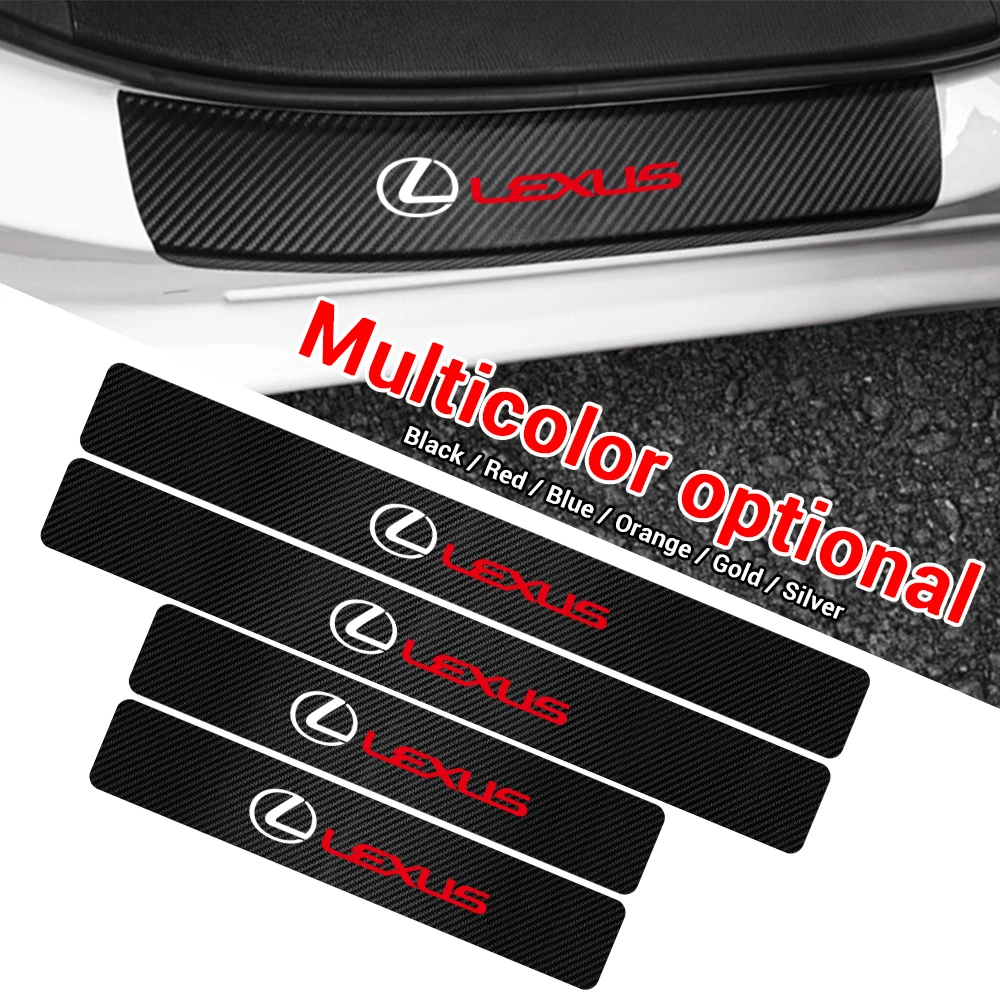 Автомобильная Защитная Наклейка на порог 4 шт. для LEXUS RX300 RX330 RX350 IS250 LX570 460 NX LX GS ES |