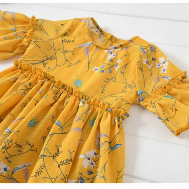 Girls Princess Dresses Summer Kids Flower Baby Clothing Cotton Party Girl Dress Children Clothes 5 6 7 8 9 10 11 12 13 14 Years | Детская