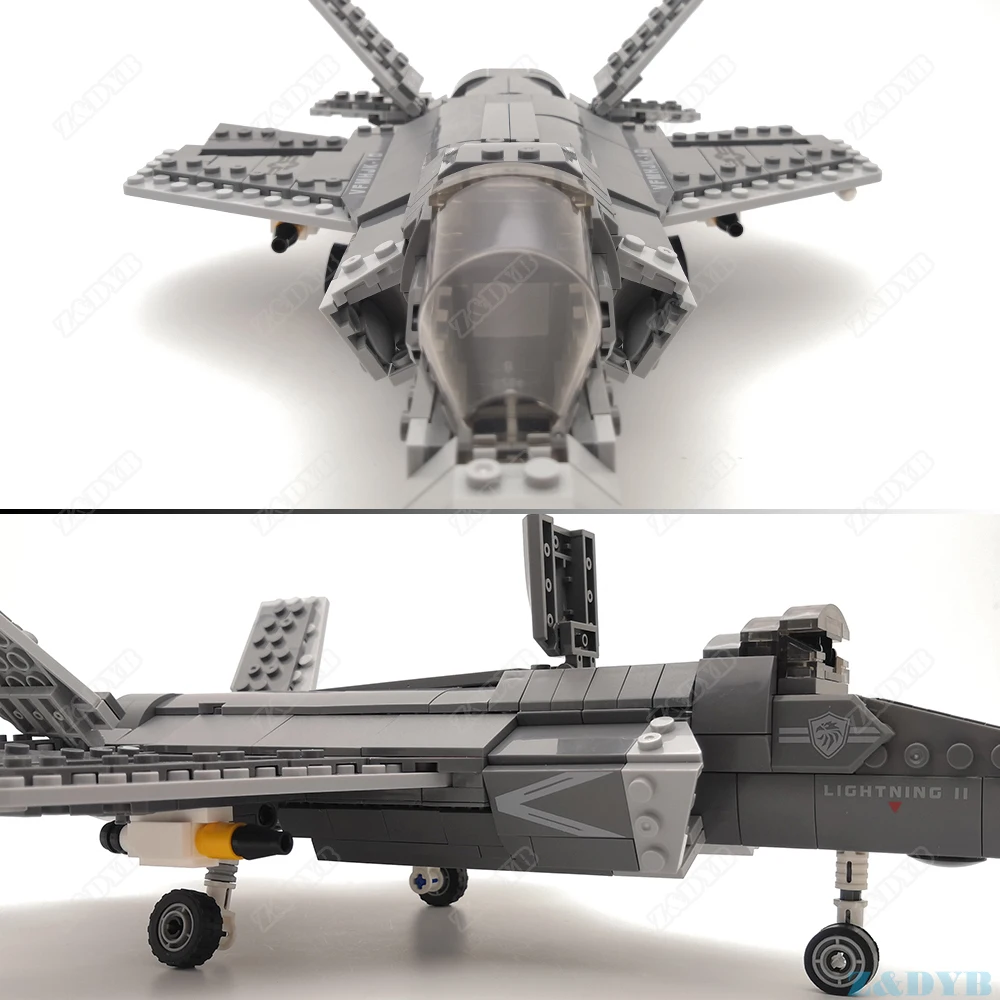 1713 шт армии США A10 атака F35 боец AC130 самолет военный Блокировка Модель