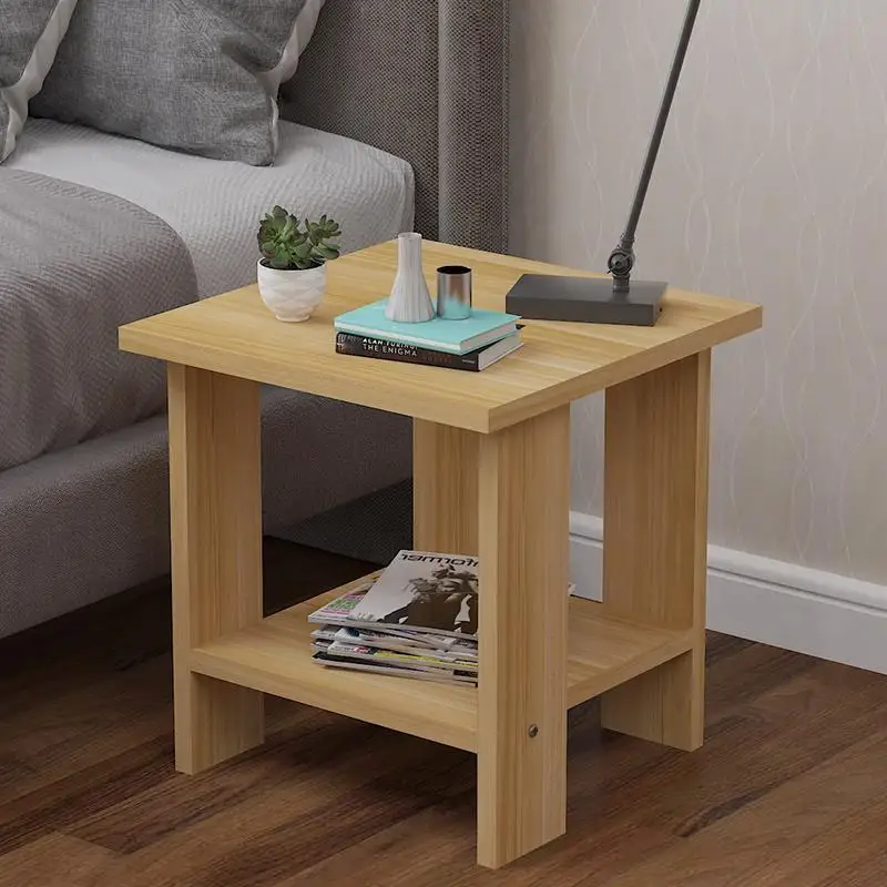

Nordic Style Bedside Table Bedroom Furniture Solid Wood Nightstands Living Room Table Simple And Modern Night Stand Coffee Table