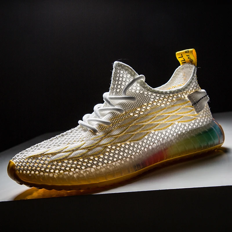 

CYYTL Men's Breathable Running Shoes Sports Lightweight Sneakers Soft-Soled Comfortable Non-Slip Walking Sapatilhas Homem