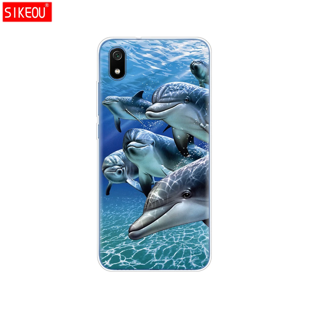 33794 Силиконовый чехол для xiaomi redmi 7a Чехлы Защитная мягкая задняя крышка из ТПУ на redmi 7 a бампер hongmi 7a чехол для телефона coque - Color: 33794