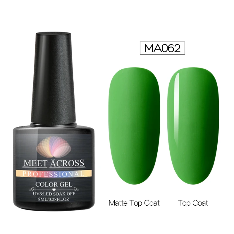 1pcsAS01367 MEET ACROSS чистый УФ-гель для ногтей нужно матовое верхнее покрытие УФ гель для ногтей лак Гибридный впитывающий гель маникюрный лак гель лак - Цвет: 1pcsAS01367