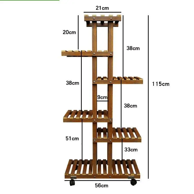 

Saksi Standi Wooden Shelves For Mueble Para Plantas Indoor Suporte Flores Stojak Na Kwiaty Outdoor Plant Rack Shelf Flower Stand