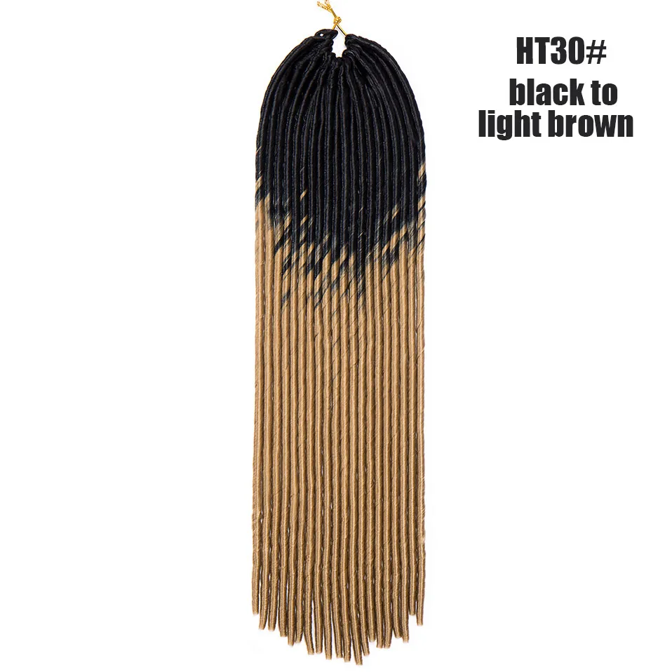 HT30 BENEHAIR, Омбре, вязанные крючком волосы, искусственные Локи, синтетические вязанные волосы для наращивания, богиня, косички, искусственные волосы для черных женщин - Цвет: HT30