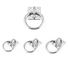 304 квадратная накладка из нержавеющей стали, глазная пластина, крючок с круглым кольцом, оборудование для лодки