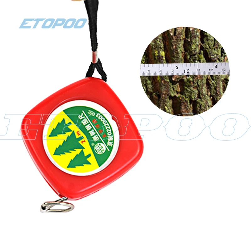 20 шт./лот! 2 м стальная лента для измерения дерева/суппорт дерева/лента дерева