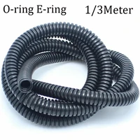 13meter length diameter7 28mm high quality black plastic hose waterproof corrugated flexible pipe cable line sleeve protecter