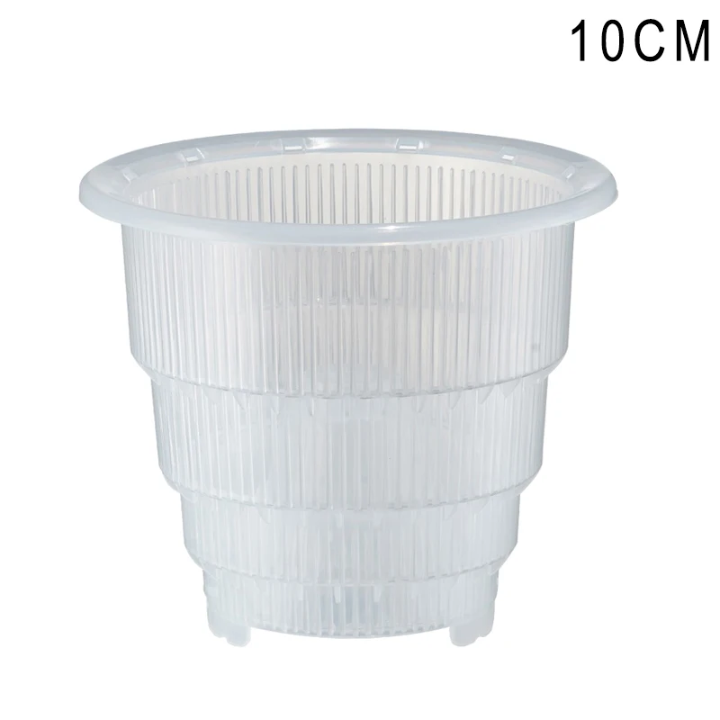 Прозрачный контейнер для цветов орхидеи прочный мясистый цветочный горшок с