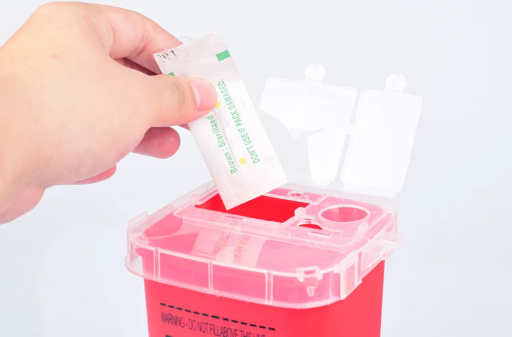 

Sharp Instruments Collection Barrel Discard Needle Box Tattoo Embroidery Discarded Needle Collection Barrel Tattooing Needle