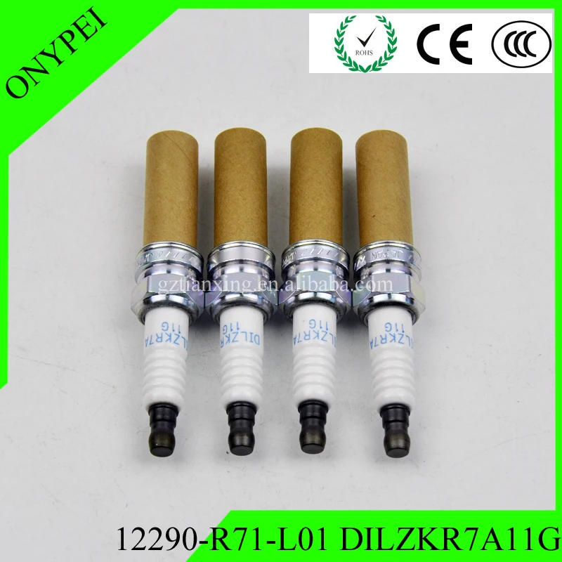 Двойная иридиевая Свеча зажигания 12290 R71 L01 DILZKR7A11G для Honda Accord Odyssey Pilot 12290R71L01 DILZKR7A 11G