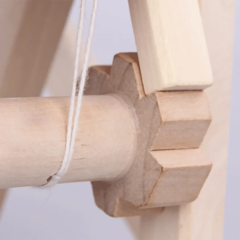 Деревянный традиционный ткацкий станок детская игрушка ремесло образовательный