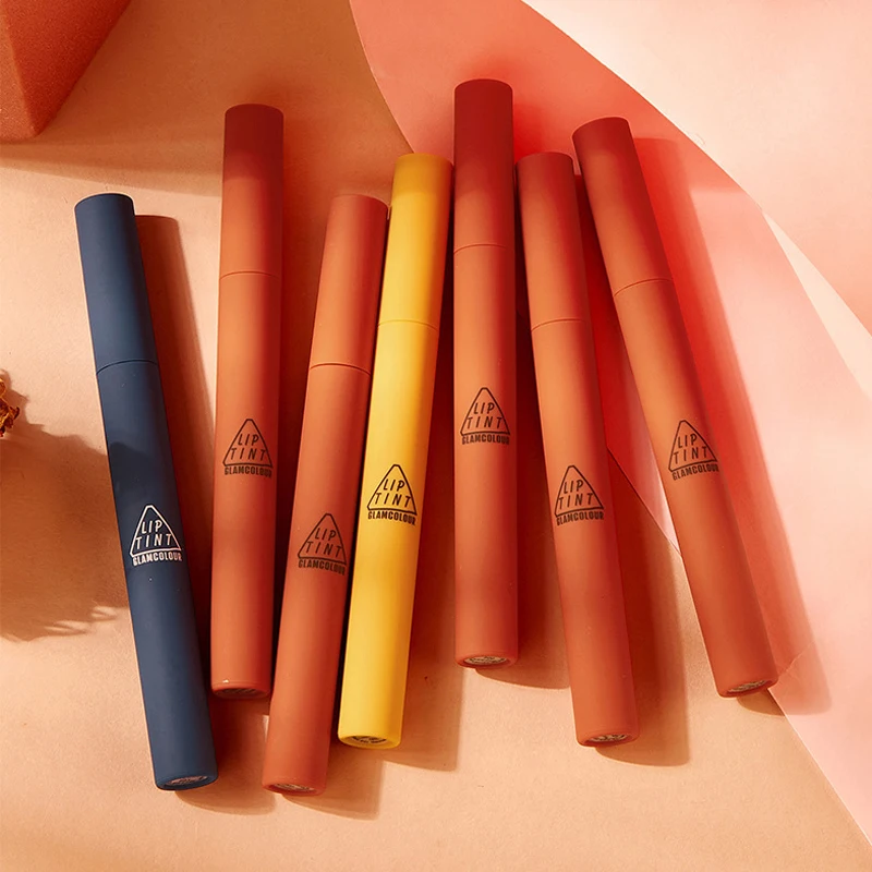 1 шт. бархатный матовый блеск для губ стойкий водонепроницаемый красный макияж