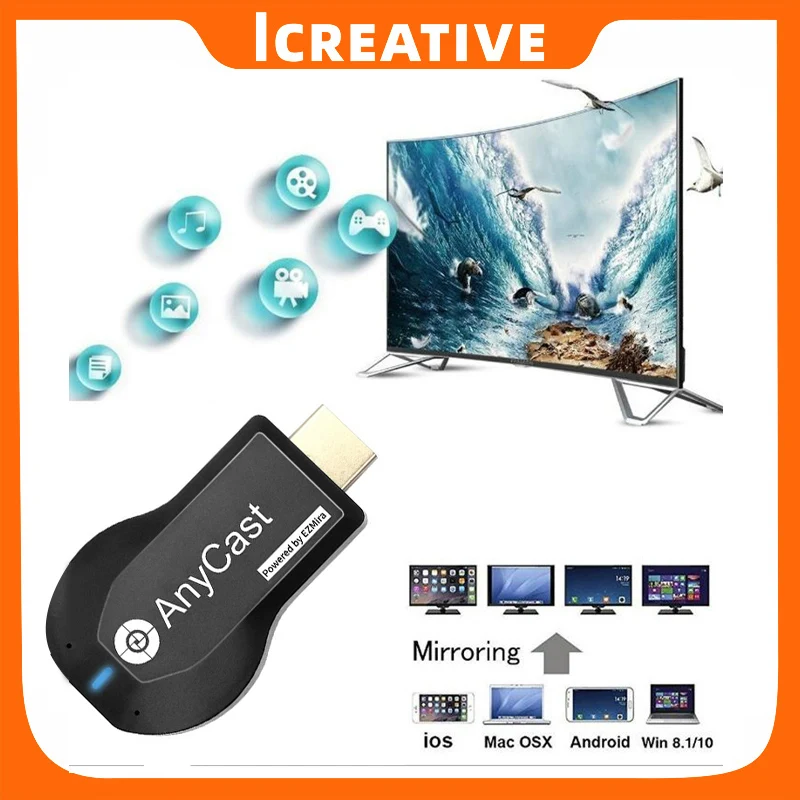 

M9 Plus TV stick Phone Wifi Display Receiver Anycast DLNA Miracast Airplay Mirror Screen HDMI-compatible Mirascreen Dongle