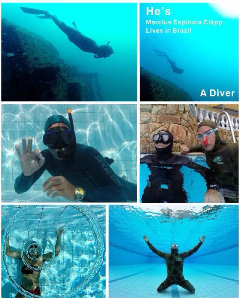 Мощный светодиодный светильник для дайвинга 18 лм 7 XML T6 профессиональный