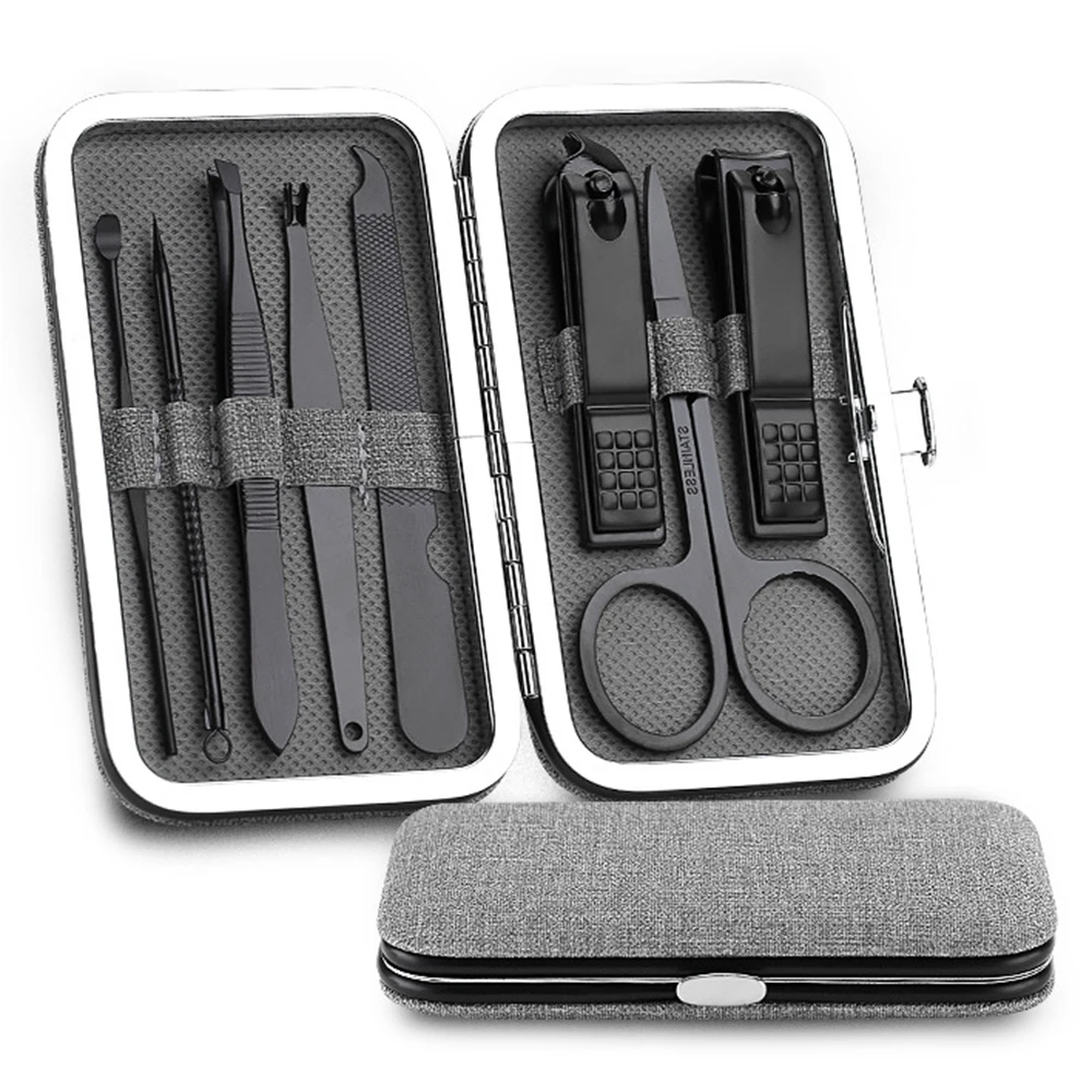 8 шт. набор кусачек для ногтей стальные ножницы пинцет без фиксации инструменты
