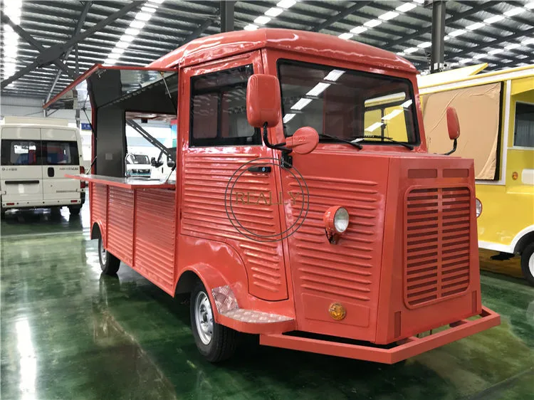 Винтажный заказной Citroen HY прицеп для еды Мобильная уличная магазинная закуска электрическая тележка для пищевых продуктов