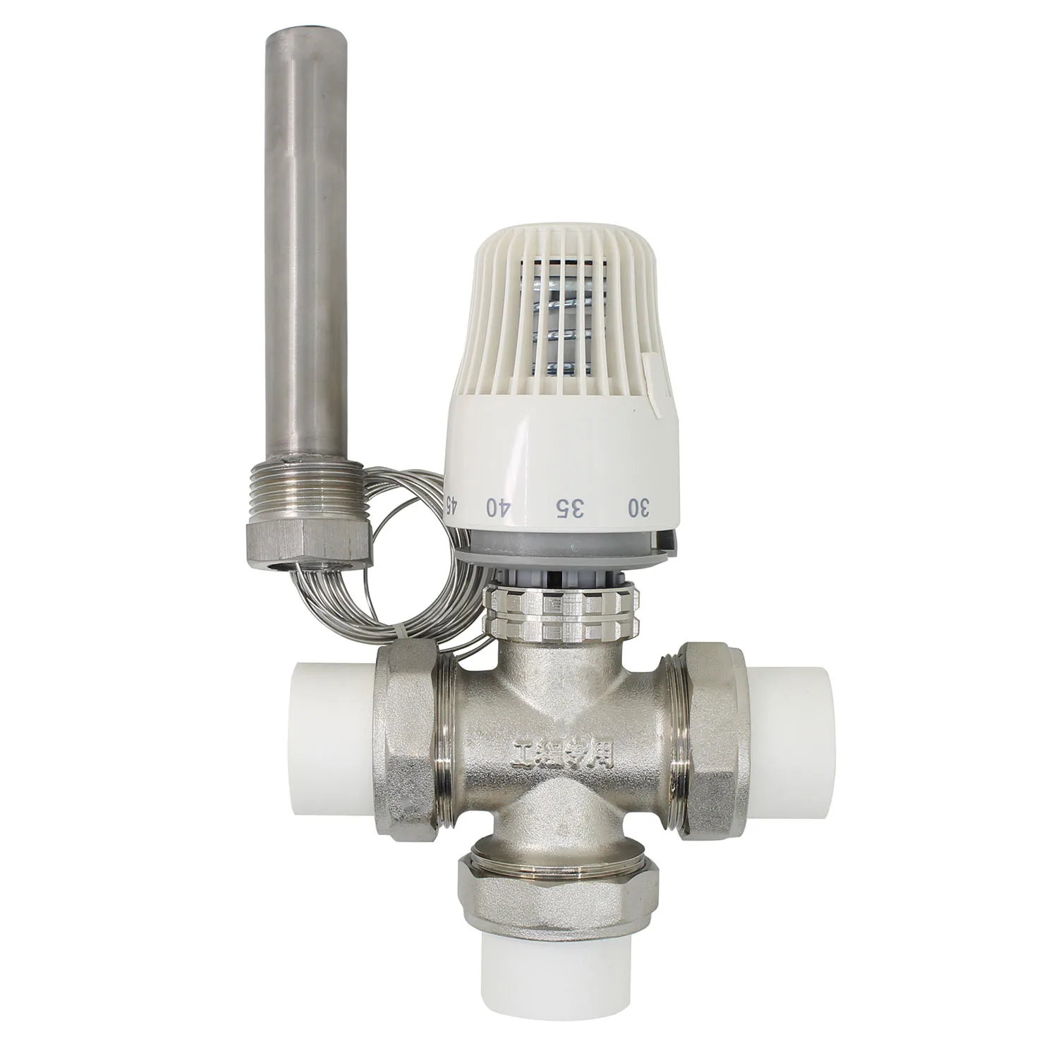 Система теплого пола с термостатическим радиатором 30-70 градусов дистанционный