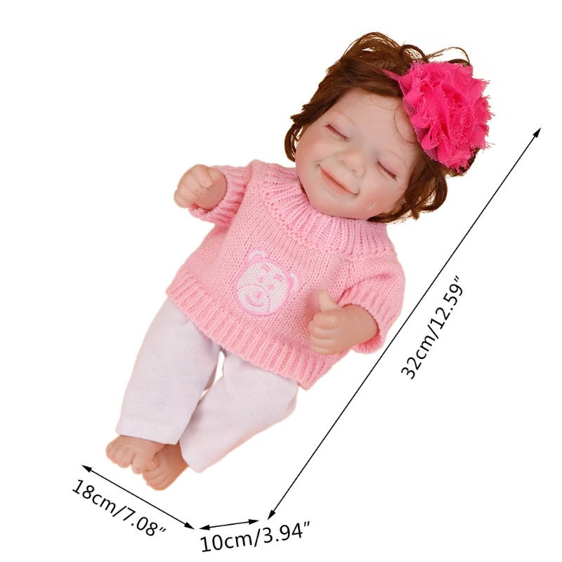 

Newborn Baby Bed Sleeping Toy Reborn Girl Accessories Baby Room Decoration Eco-friendly Vinyl Doll Pleasant Toys