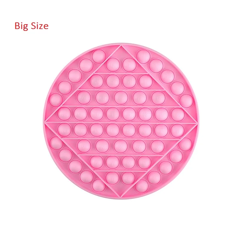 

Push Bubble Sensory Toy Autism Squishy Stress Toys Adult Kid Big Size Anti-stress Square Heart Fidget Reliver Stress Best Gift