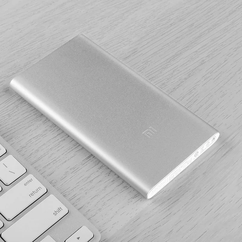 Xiao mi power Bank 2 5000 мАч PLM10ZM bank портативный внешний аккумулятор для зарядки |
