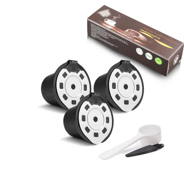 Новая версия Crema Nespresso из нержавеющей стали многоразовые кофейные капсулы трамбовочные кофейные капсулы для машины Nespresso - Цвет: 3capsule