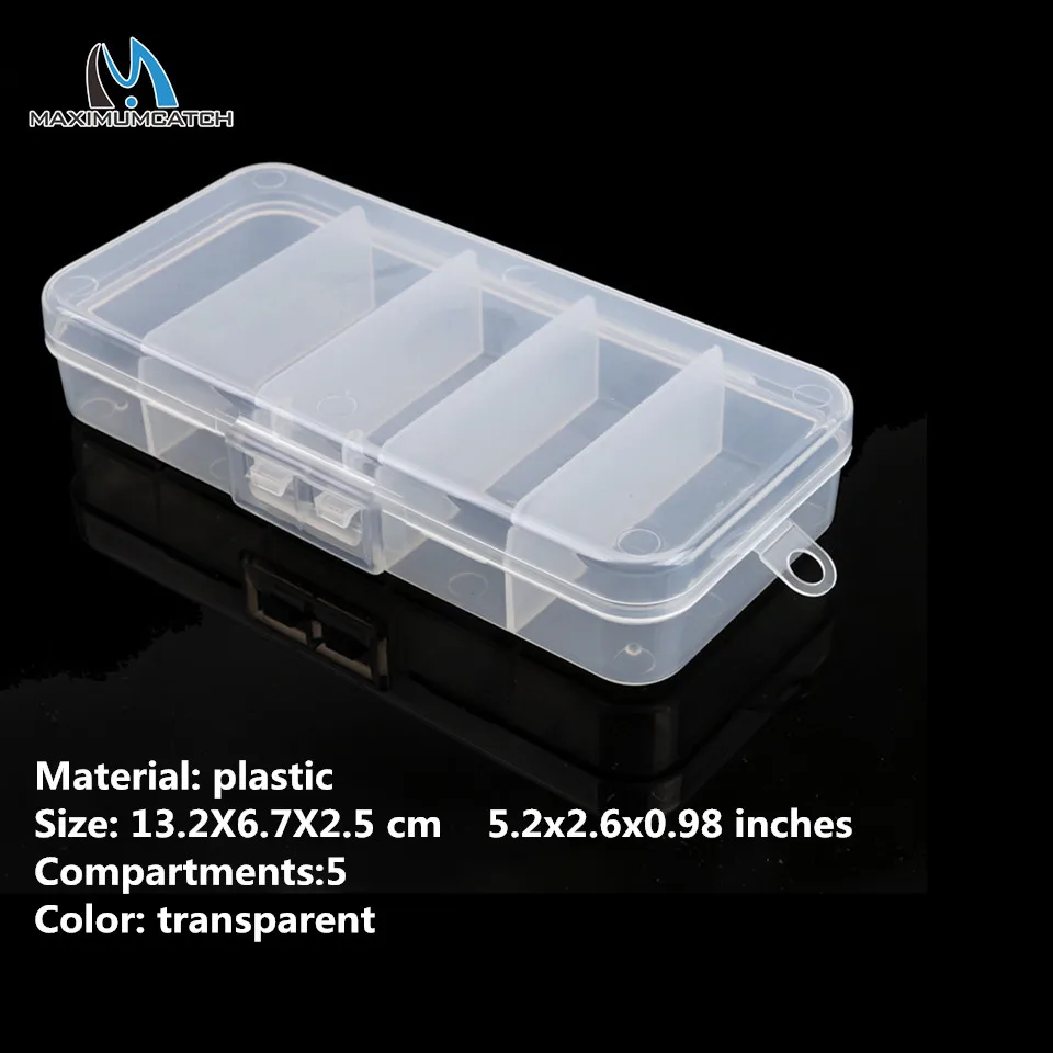 Пластиковый ящик для ловли нахлыстом Maximumcatch 2 шт. прозрачный и супертонкий с 5/8/10