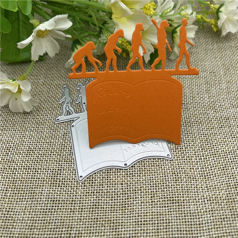 

Evolution Bookmark Metal Cutting Dies Stencils For DIY Scrapbooking Decorative Embossing Handcraft Die Cutting Template