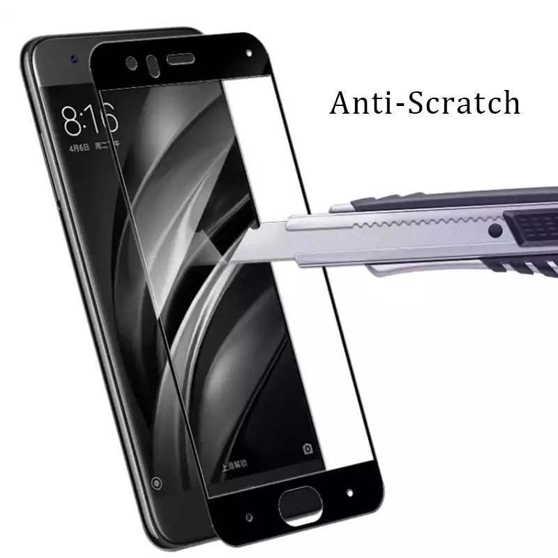 Защитное стекло для экрана xiaomi mi 6 закаленное xiomi xiami xaomi ksiomi xiomi6 mi6 пленка xiaomei xiao my