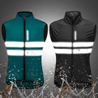 Светоотражающий ветрозащитный мужской велосипедный жилет WOSAWE, дышащий велосипедный жилет без рукавов, Джерси для горных велосипедов