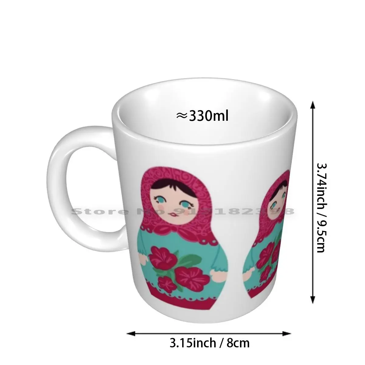 Кукла Matrioska керамические кружки кофейные чашки кружка для чая с молоком Матрешка