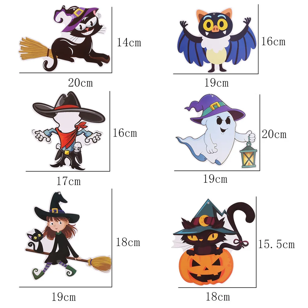 

6Pcs Ceiling Hanging Swirl Decoration Halloween Party Decoration Horror House Festival Party Supplies DIY Event Party Ornaments