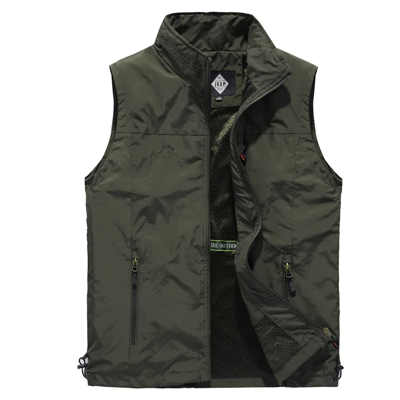 Летний сетчатый жилет для мужчин качественный мужской рыбалки на открытом