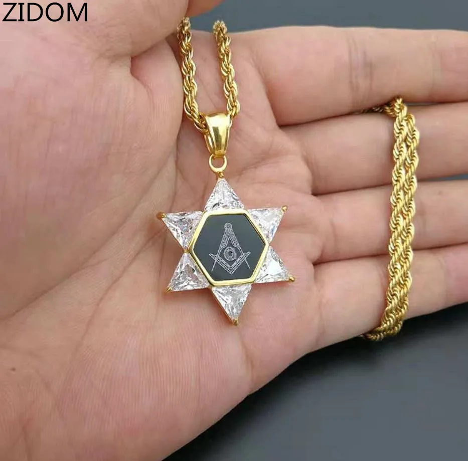 Мужские ожерелья подвески из нержавеющей стали в стиле хип хоп со льдом