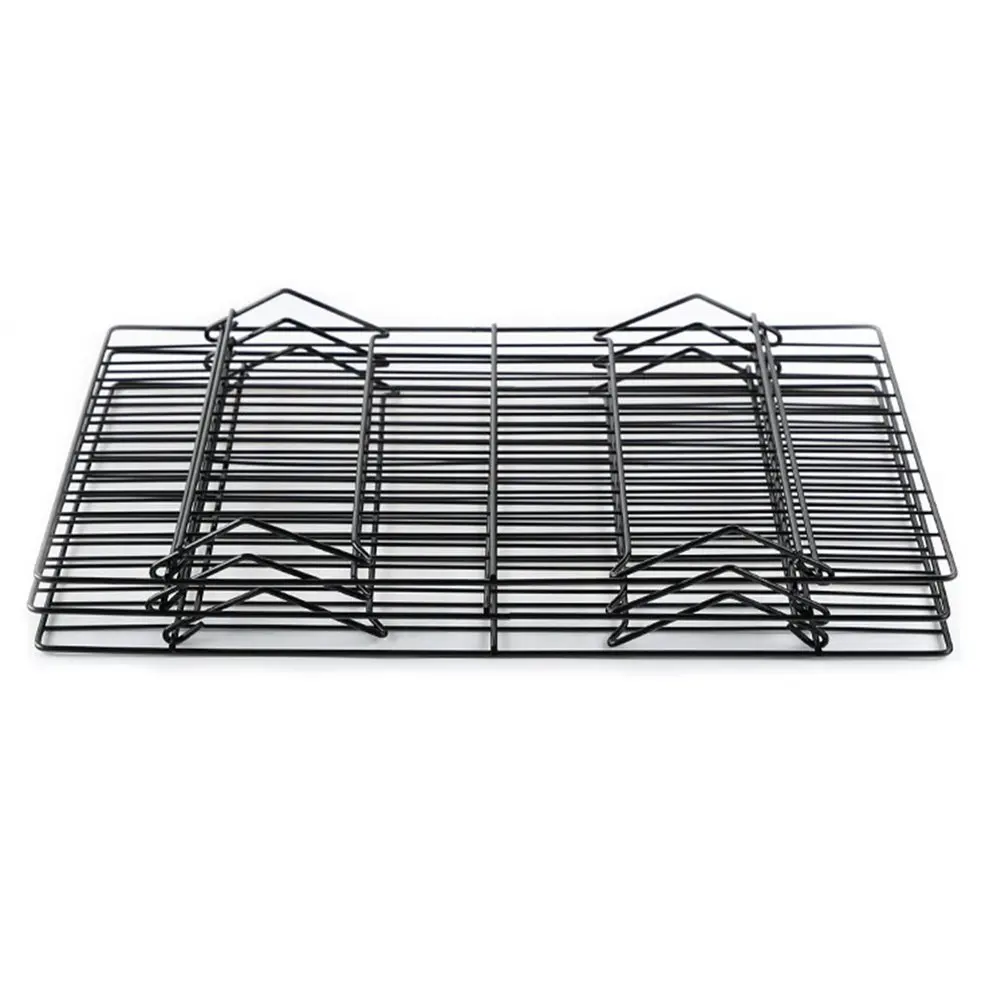 

3 Layers Stackable Cooling Tray Non-Stick Wire Grid Cooling Rack Rectangle Baking Cooking Rack Cookie Holder Kitchen Accessories