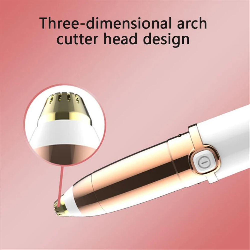 1pc Electric Eyebrow Trimmer Mini Eye Brow Shaper Shaver Razor Painless Epilator Portable Facial Hair Remover for Women | Красота и