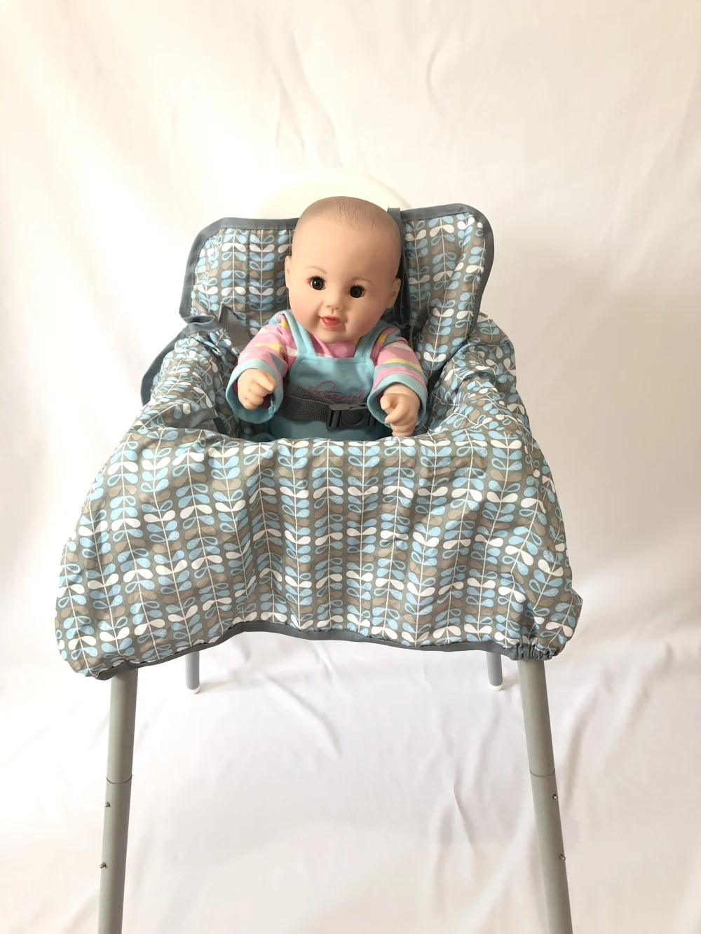 2-in-1 Shopping Cart Cover and High Chair Universal Fit With Safety Harness Machine Washable | Мать и ребенок