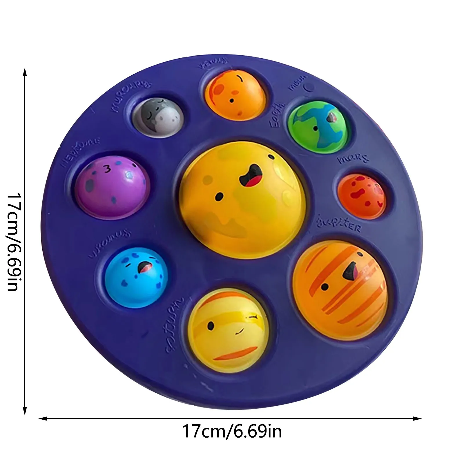 

Fidjet Toy Mini Simple Dimple Sensory Fidget Toys Simulation Planet Kawaii Color Simpl Dimmer Squeeze Relief Stress Anxiety Toy