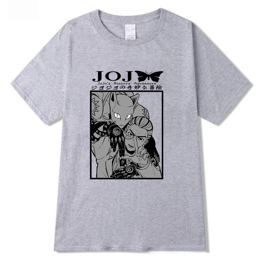 

Jojo Bizarre Adventure T-shirt Gothic Harajuku Short Tee Punk Loose Tops