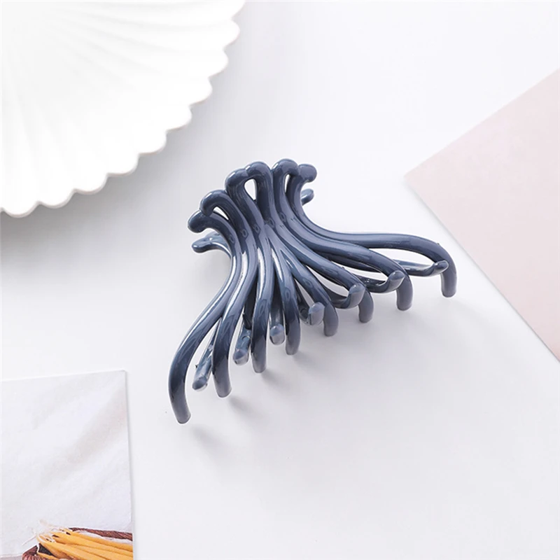 Милые акриловые заколки для душа хвост пони зажим волос коготь женщин аксессуары