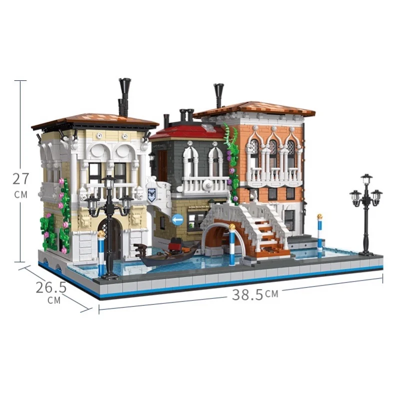 

Idea Street View The Little Venice магазин шапок Moc Moduler строительные блоки кирпичи модели игрушки подарки Emporium