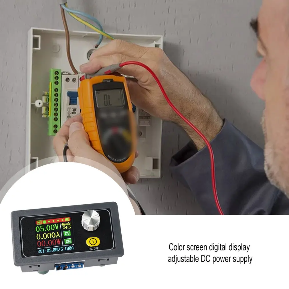Цифровой дисплей с цветным экраном Регулируемый источник питания со