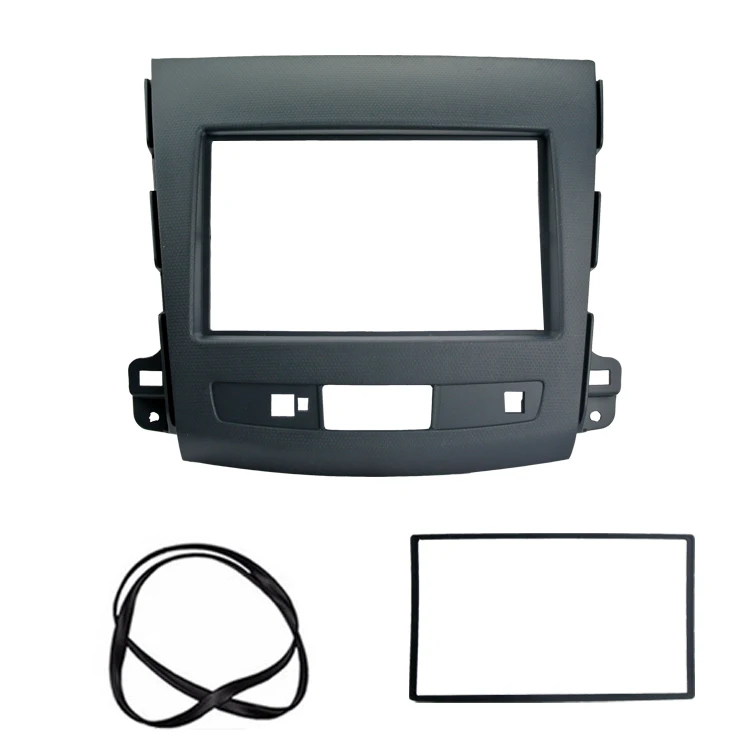 2 Din Автомобильная фасция для MITSUBISHI Outlander 2008 2012 автомобильная DVD стерео панель