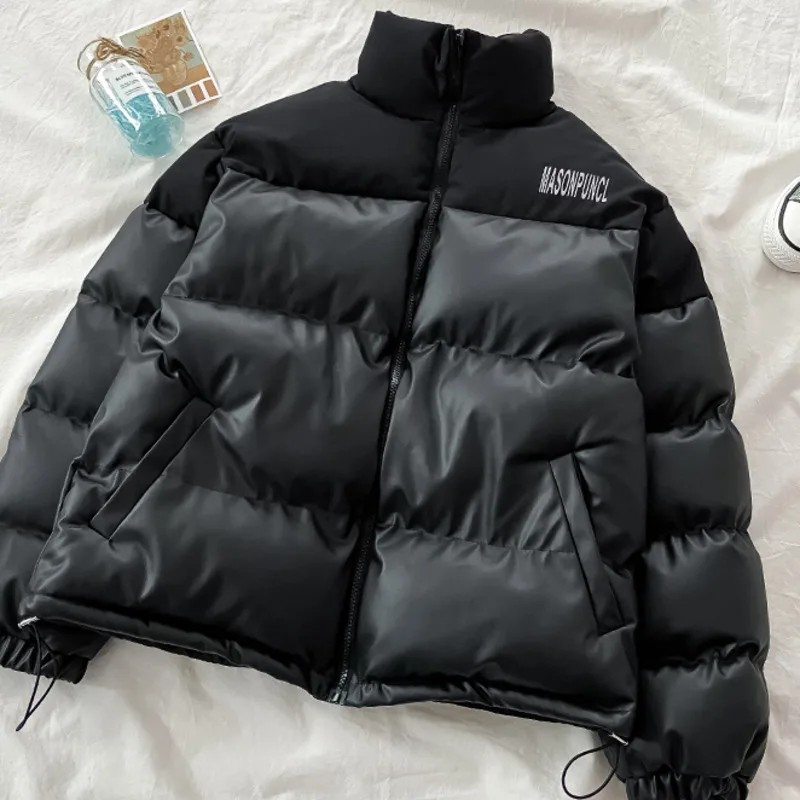 Зимнее модное пальто для женщин с высоким воротником и длинным рукавом теплые