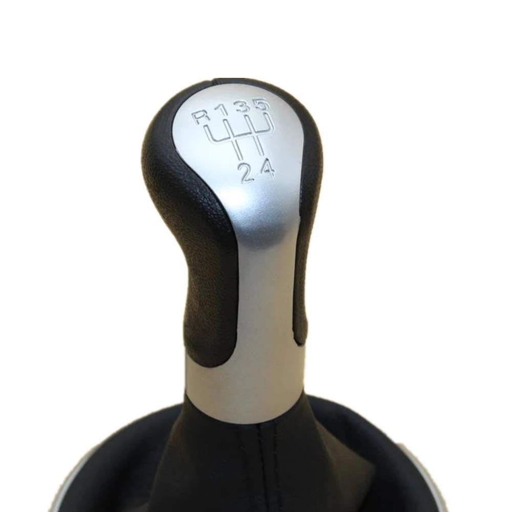 Рычаг переключения передач 5 скоростей с кожаным чехлом для Skoda Roomster 2006 2007 2008 2009