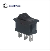 KCD3 5 шт./лот 30*13 мм SPST 3PIN оснастка вкл/выкл положение оснастка лодка кулисный переключатель с индикатором светильник 15A/250 в высокое качество