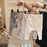 milancel 2021 baby leggings striped leggings for toddler korean baby clothing