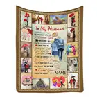 Индивидуальное Имя одеяло любовь письмо моему мужу от жены, никогда не забывайте, насколько особенное вы ко мне мягкое теплое одеяло для кровати